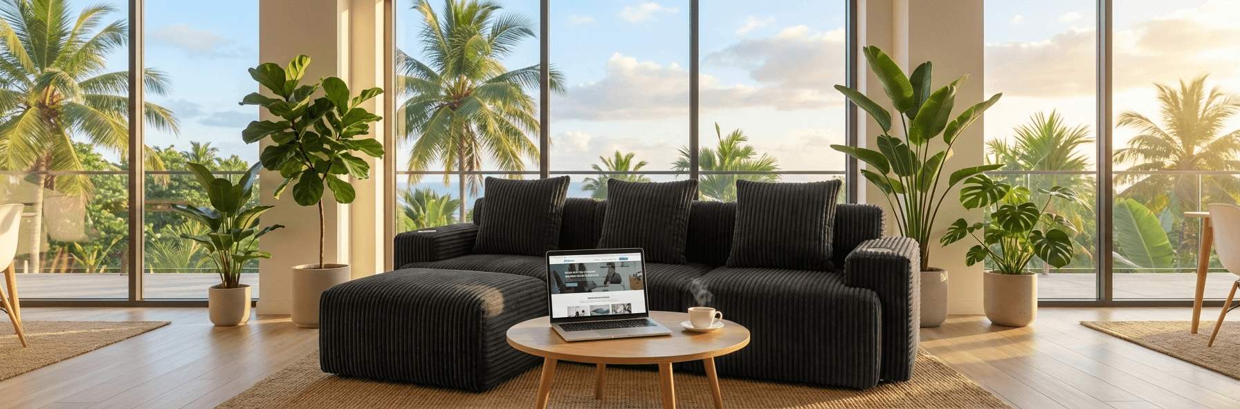 Sofa Air consultation area in Hawaii