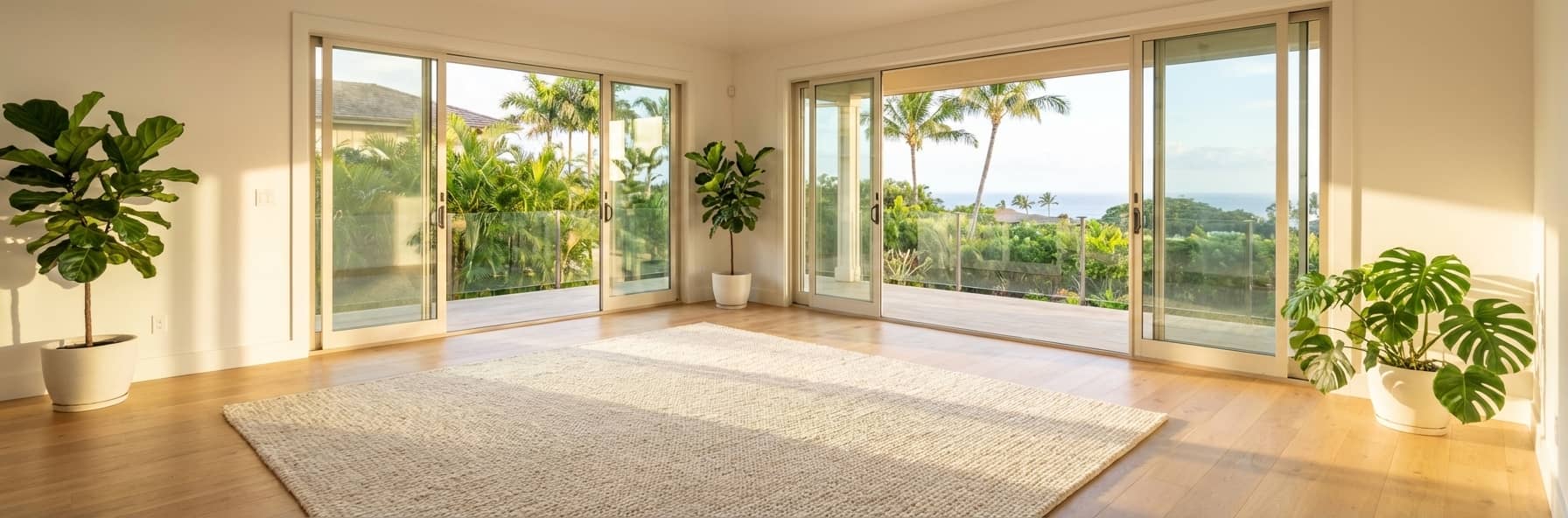 Bright coastal living room with a premium cloud sofa