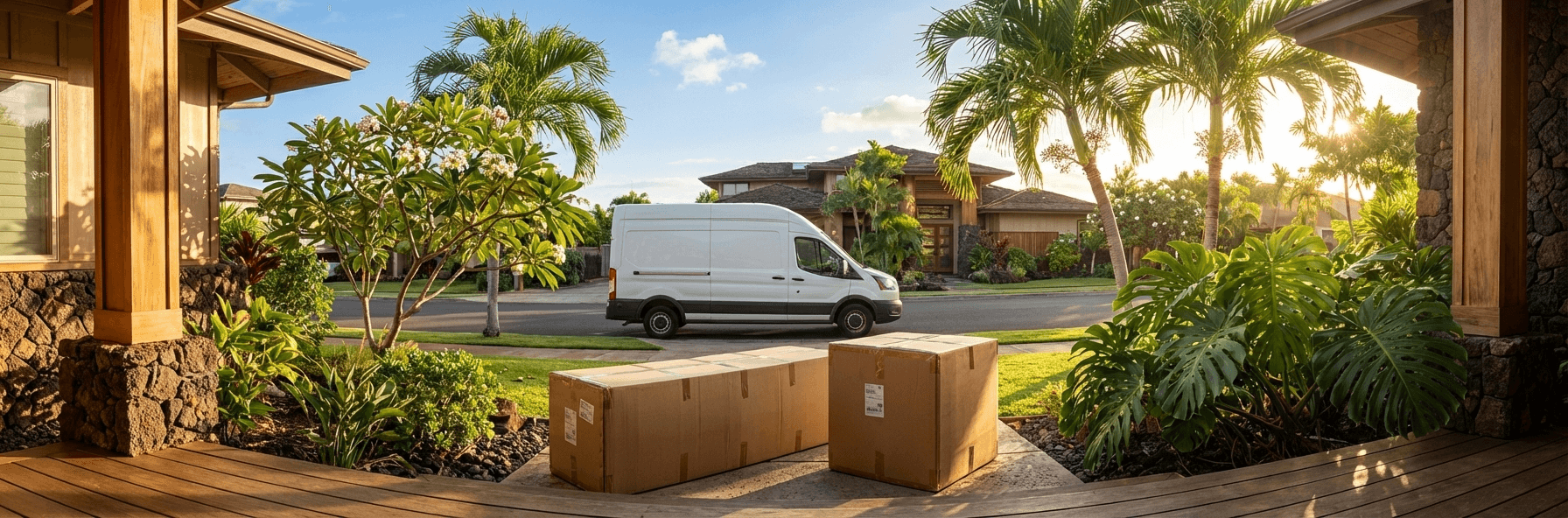Sofa delivery on Oahu