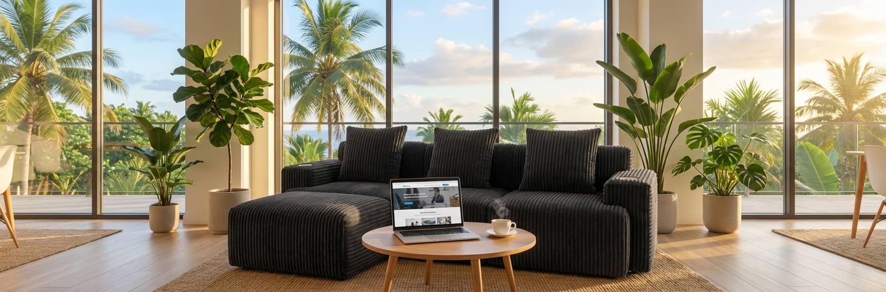 Sofa Air customer consultation area in Lomita, California