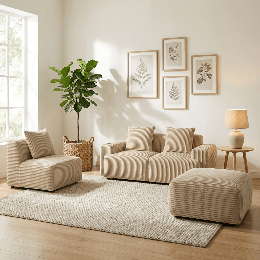 Cozy living room with Sofa Air cloud sofa